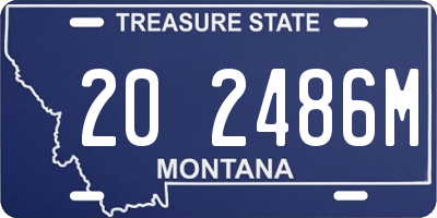 MT license plate 202486M