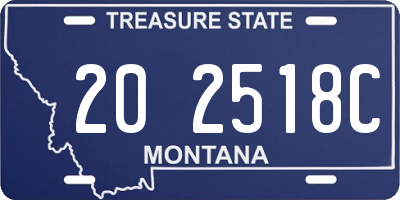 MT license plate 202518C