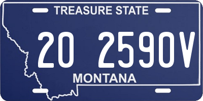 MT license plate 202590V