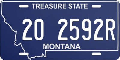 MT license plate 202592R