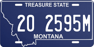 MT license plate 202595M