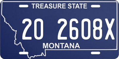MT license plate 202608X