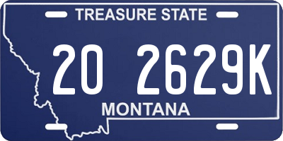 MT license plate 202629K
