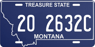 MT license plate 202632C