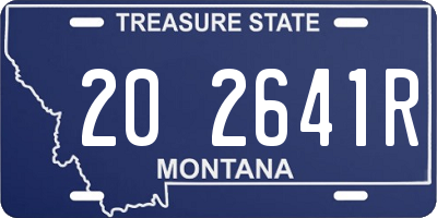 MT license plate 202641R