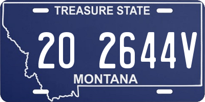 MT license plate 202644V