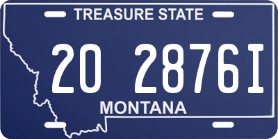 MT license plate 202876I