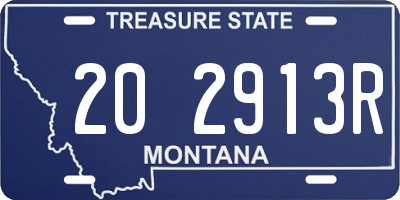 MT license plate 202913R