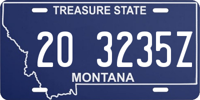 MT license plate 203235Z