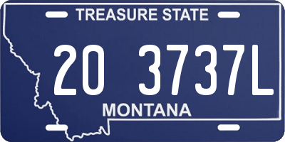 MT license plate 203737L