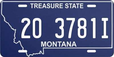 MT license plate 203781I
