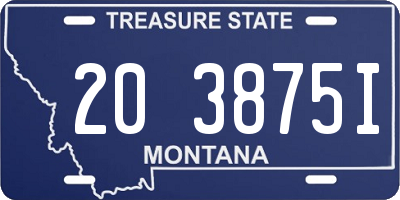 MT license plate 203875I