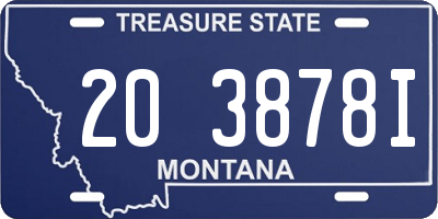 MT license plate 203878I