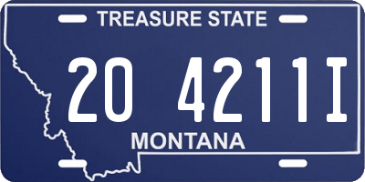 MT license plate 204211I