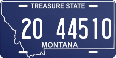 MT license plate 204451O