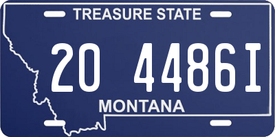 MT license plate 204486I