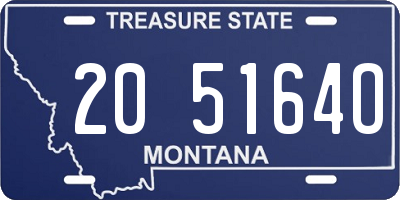 MT license plate 205164O