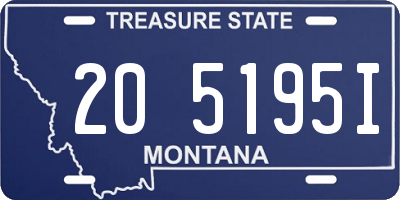 MT license plate 205195I