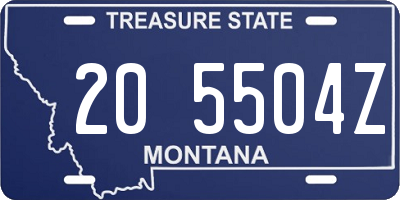 MT license plate 205504Z