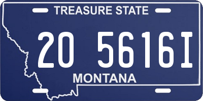 MT license plate 205616I