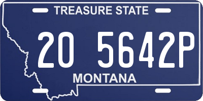 MT license plate 205642P