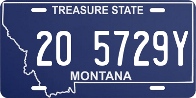 MT license plate 205729Y