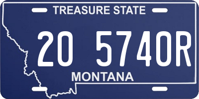 MT license plate 205740R