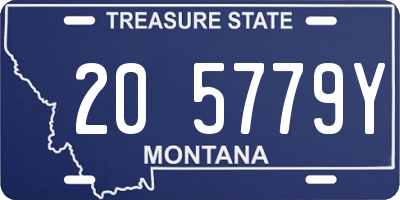 MT license plate 205779Y