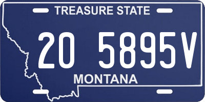 MT license plate 205895V