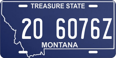 MT license plate 206076Z