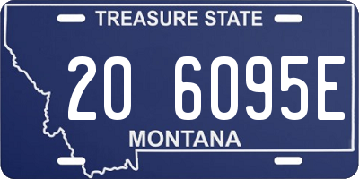MT license plate 206095E