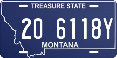 MT license plate 206118Y
