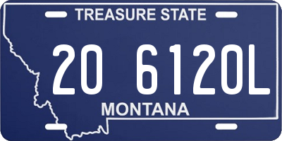 MT license plate 206120L