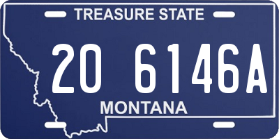 MT license plate 206146A
