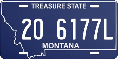 MT license plate 206177L