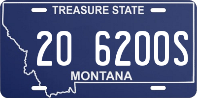 MT license plate 206200S