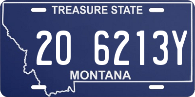 MT license plate 206213Y