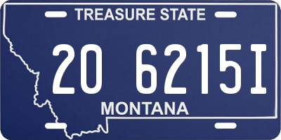 MT license plate 206215I