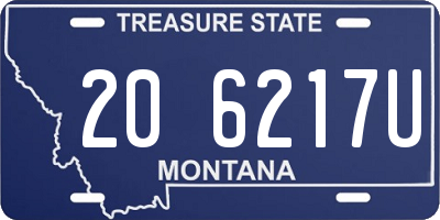 MT license plate 206217U