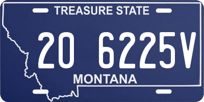 MT license plate 206225V