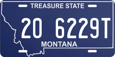 MT license plate 206229T
