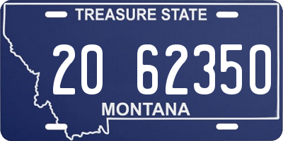 MT license plate 206235O