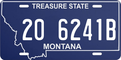 MT license plate 206241B