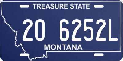MT license plate 206252L