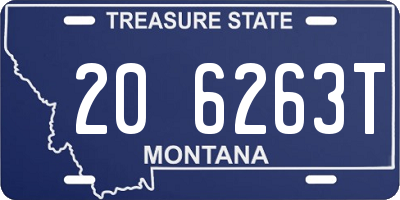 MT license plate 206263T