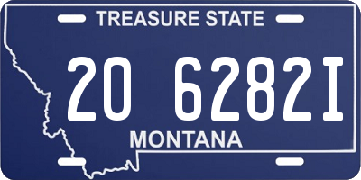 MT license plate 206282I