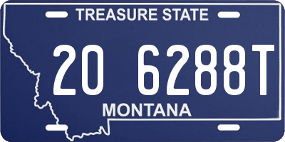MT license plate 206288T