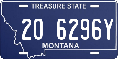 MT license plate 206296Y