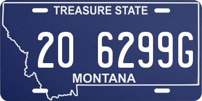 MT license plate 206299G