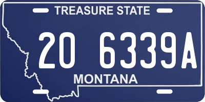 MT license plate 206339A